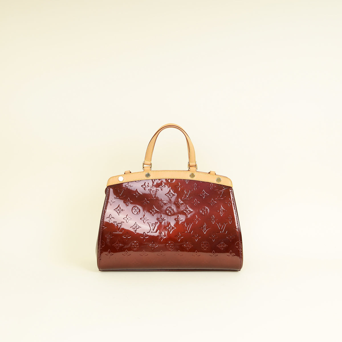 Louis Vuitton Rouge Fauvista Monogram Vernis Brea MM Bag