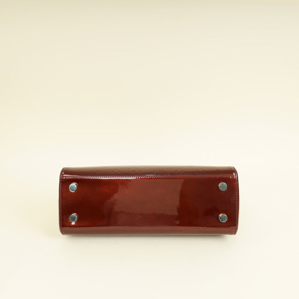 Louis Vuitton Rouge Fauvista Monogram Vernis Brea MM Bag