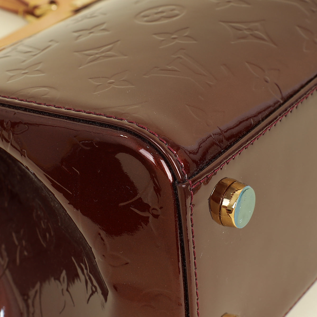 Louis Vuitton Rouge Fauvista Monogram Vernis Brea MM Bag