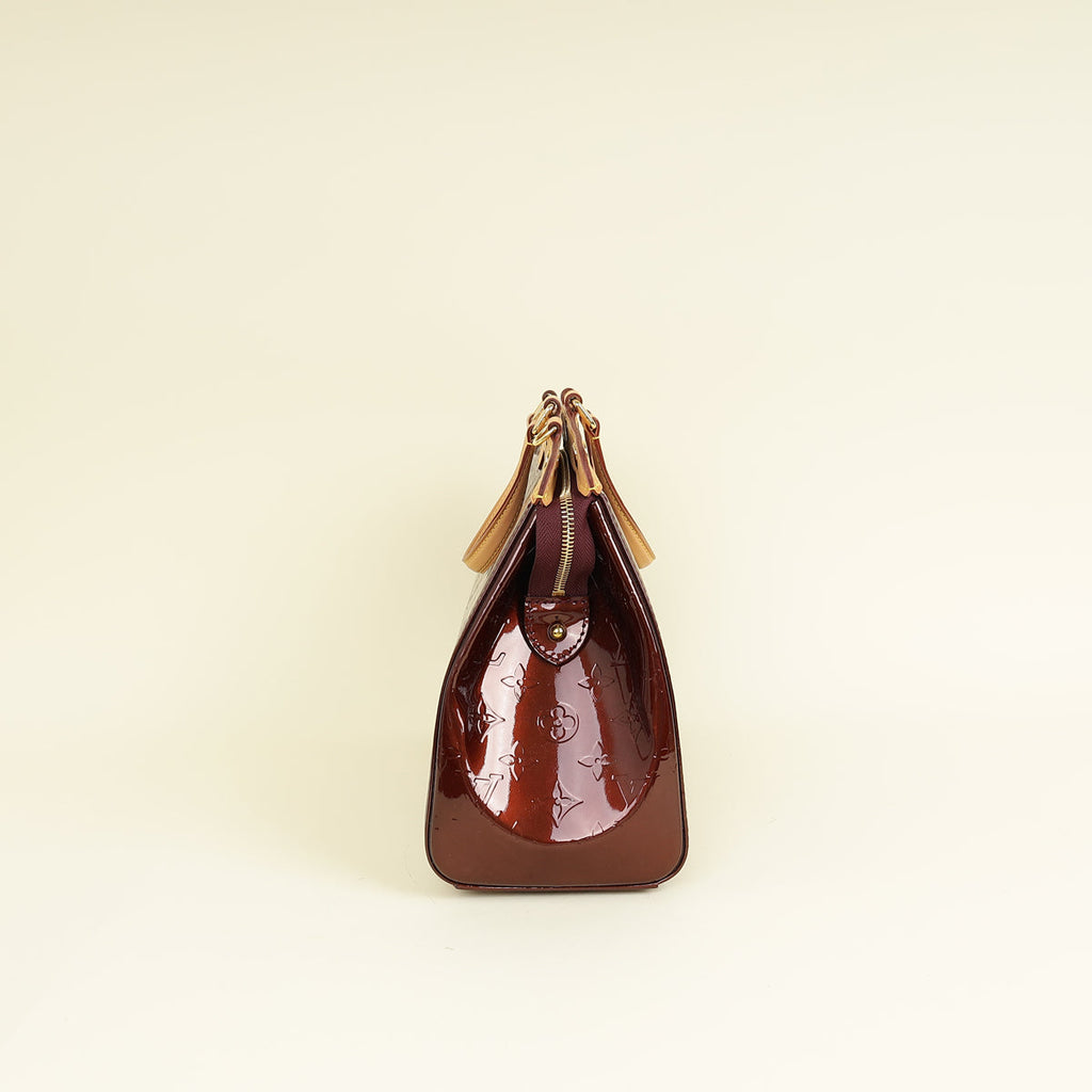 Louis Vuitton Rouge Fauvista Monogram Vernis Brea MM Bag
