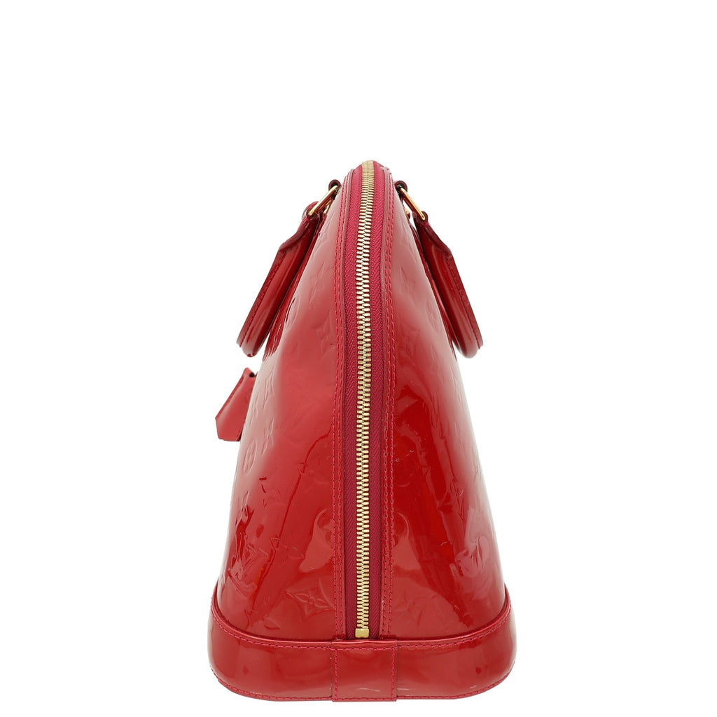 Louis Vuitton Pomme D'Amour Monogram Vernis Alma MM Bag
