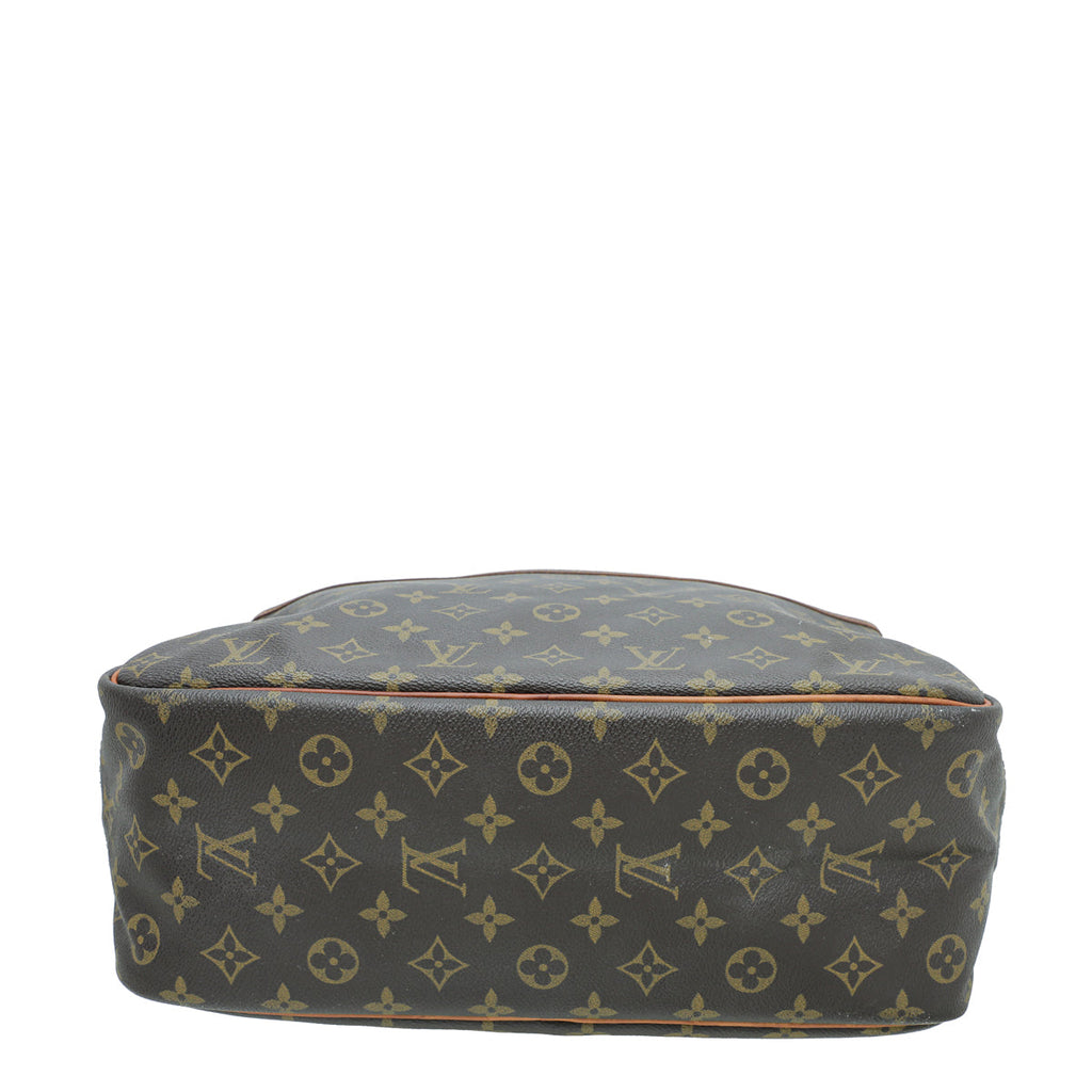 Louis Vuitton Brown Monogram Deauville Boston Bag