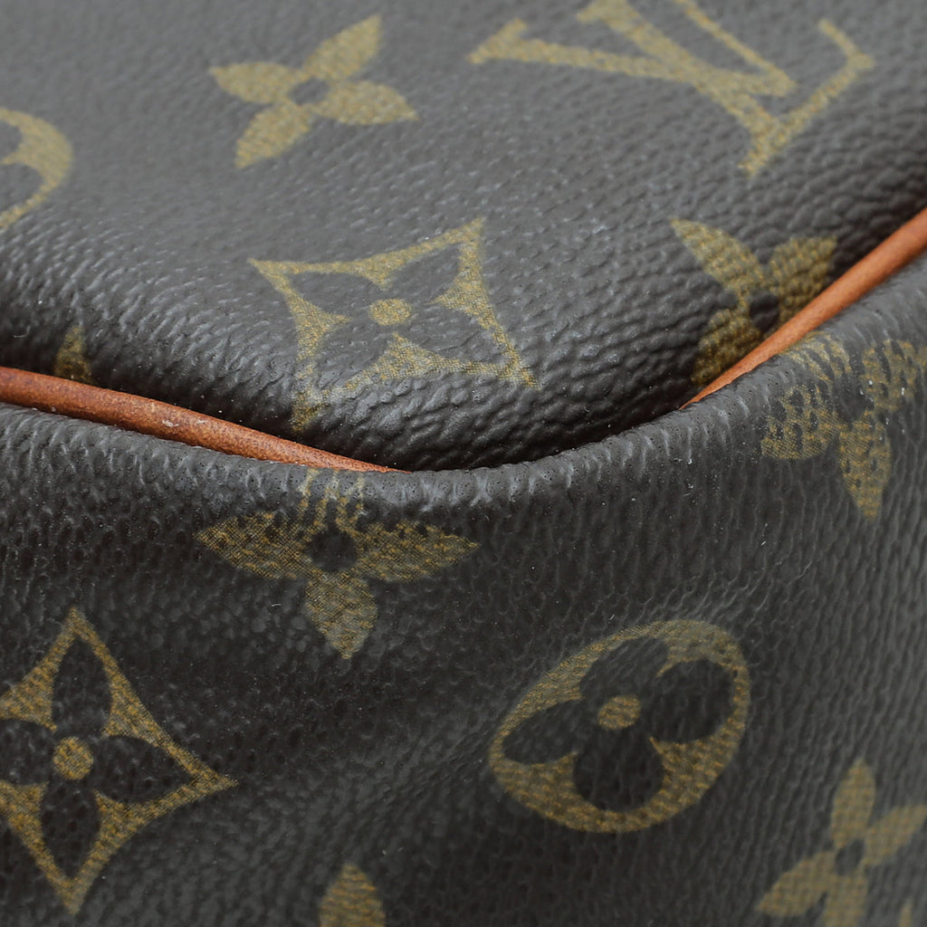 Louis Vuitton Brown Monogram Deauville Boston Bag