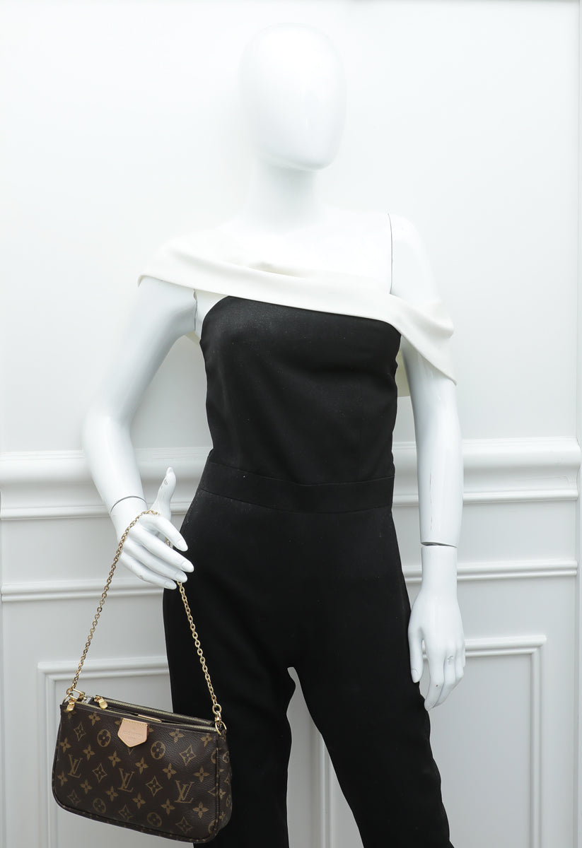 Louis Vuitton Khaki Monogram Multi Pochette Accessories Bag