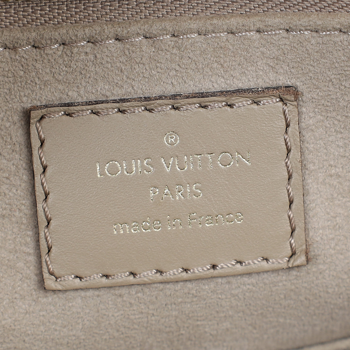Louis Vuitton Tourterelle Beige Monogram Giant Empreinte Onthego MM Bag
