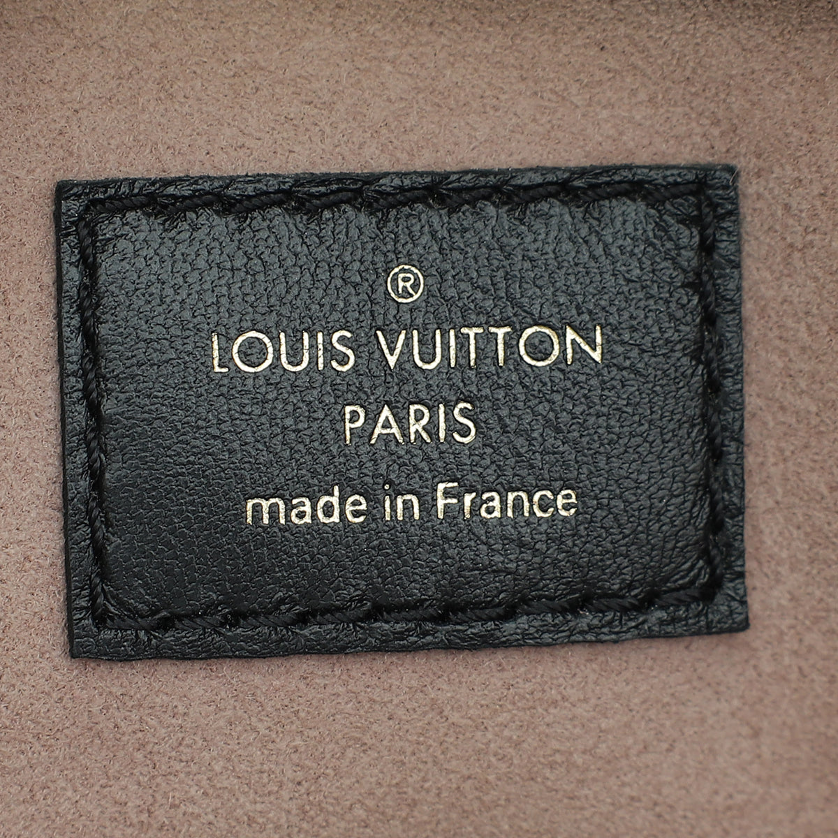 Louis Vuitton Black Monogram Embossed Coussin PM Bag