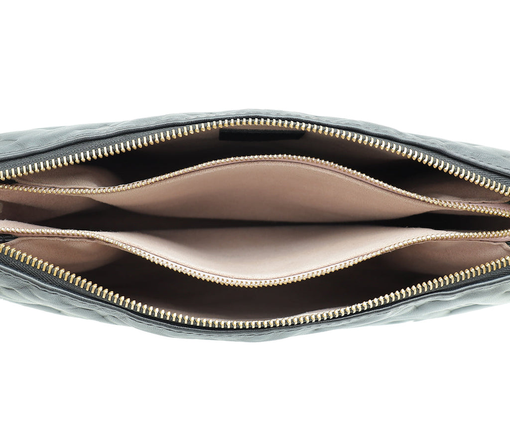Louis Vuitton Black Monogram Embossed Coussin PM Bag