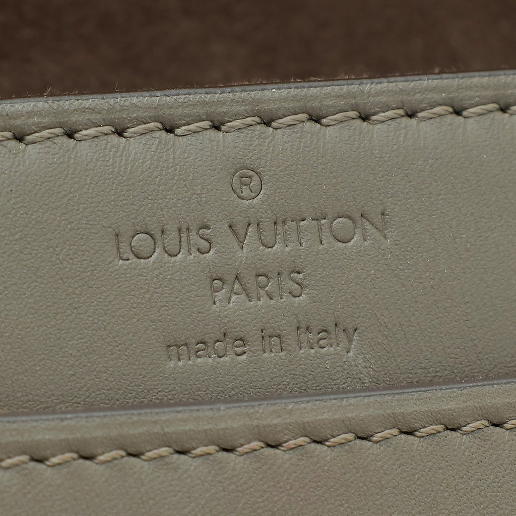 Louis Vuitton Etoupe Louise Matte Chain Clutch
