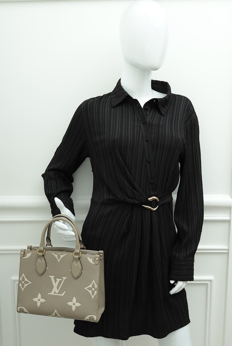 Louis Vuitton Bicolor Monogram Empreinte Onthego PM Bag