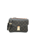 Louis Vuitton Brown Monogram Pochette Metis Bag