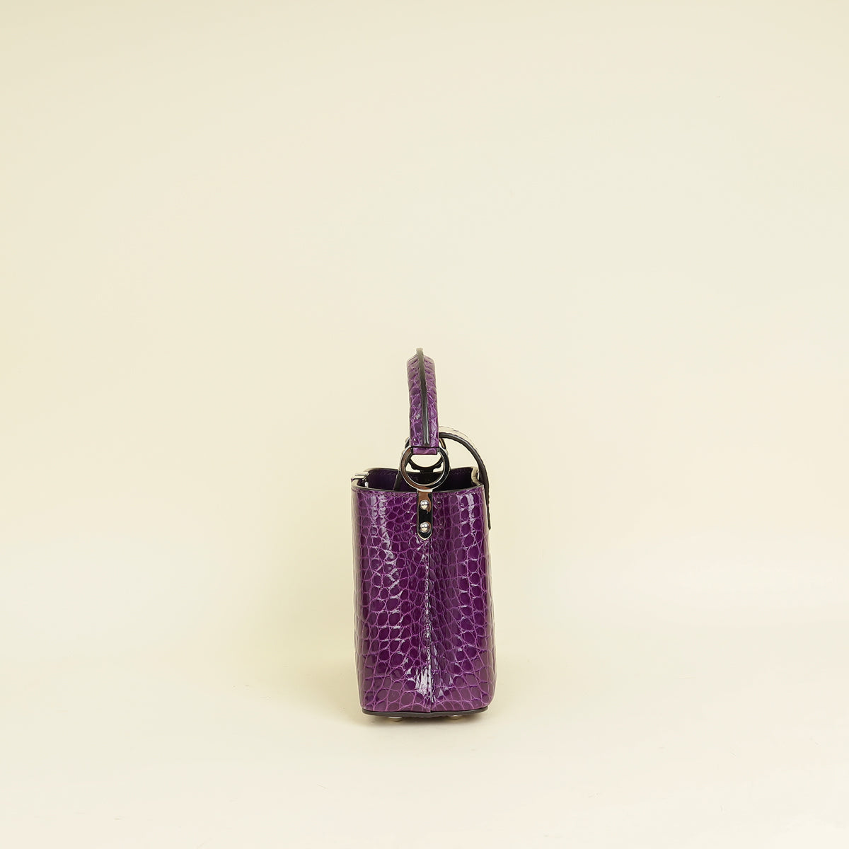 Louis Vuitton Amethyste Alligator Capucines Mini Bag