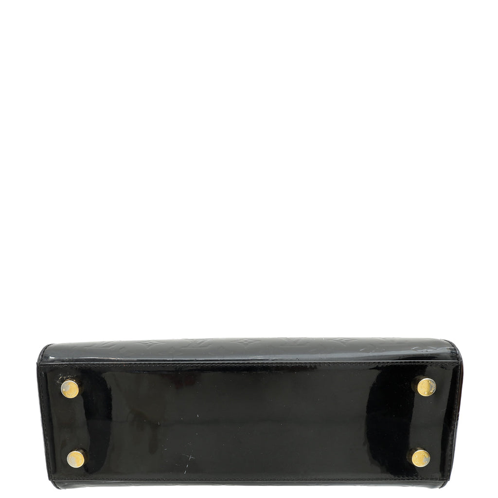 Louis Vuitton Black Monogram Vernis Brea NM MM Bag