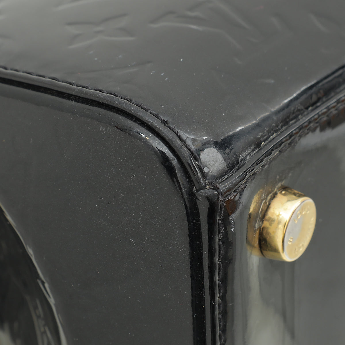 Louis Vuitton Black Monogram Vernis Brea NM MM Bag