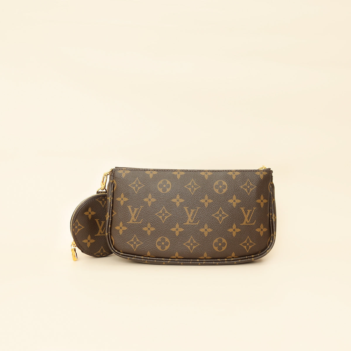 Louis Vuitton Monogram Rose Klair Multi Pochette Accessories Bag