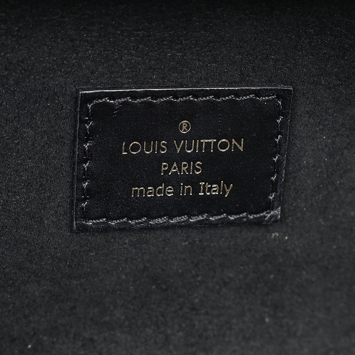 Louis VUitton Black Monogram Reverse Vanity PM Bag