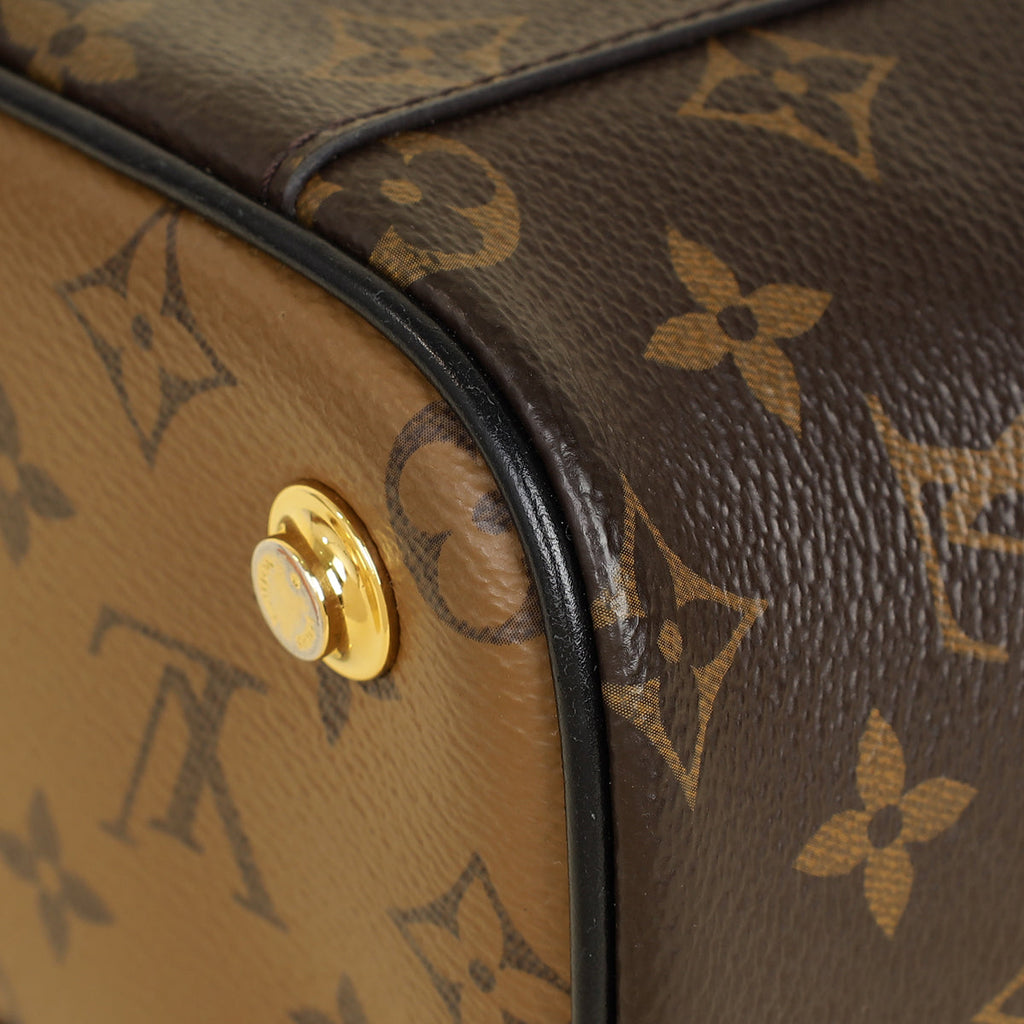 Louis VUitton Black Monogram Reverse Vanity PM Bag