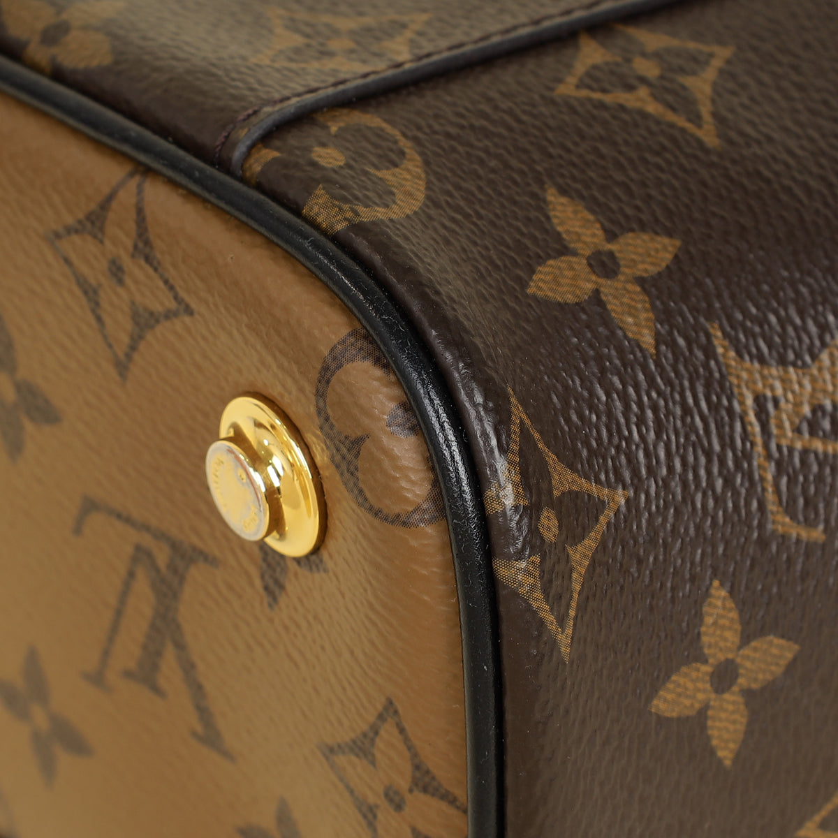 Louis VUitton Black Monogram Reverse Vanity PM Bag