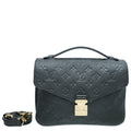 Louis Vuitton Black Monogram Empreinte Pochette Metis Bag