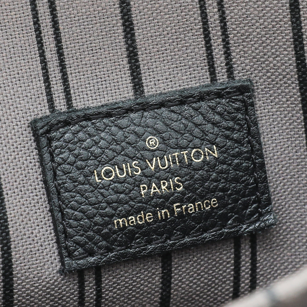 Louis Vuitton Black Monogram Empreinte Pochette Metis Bag