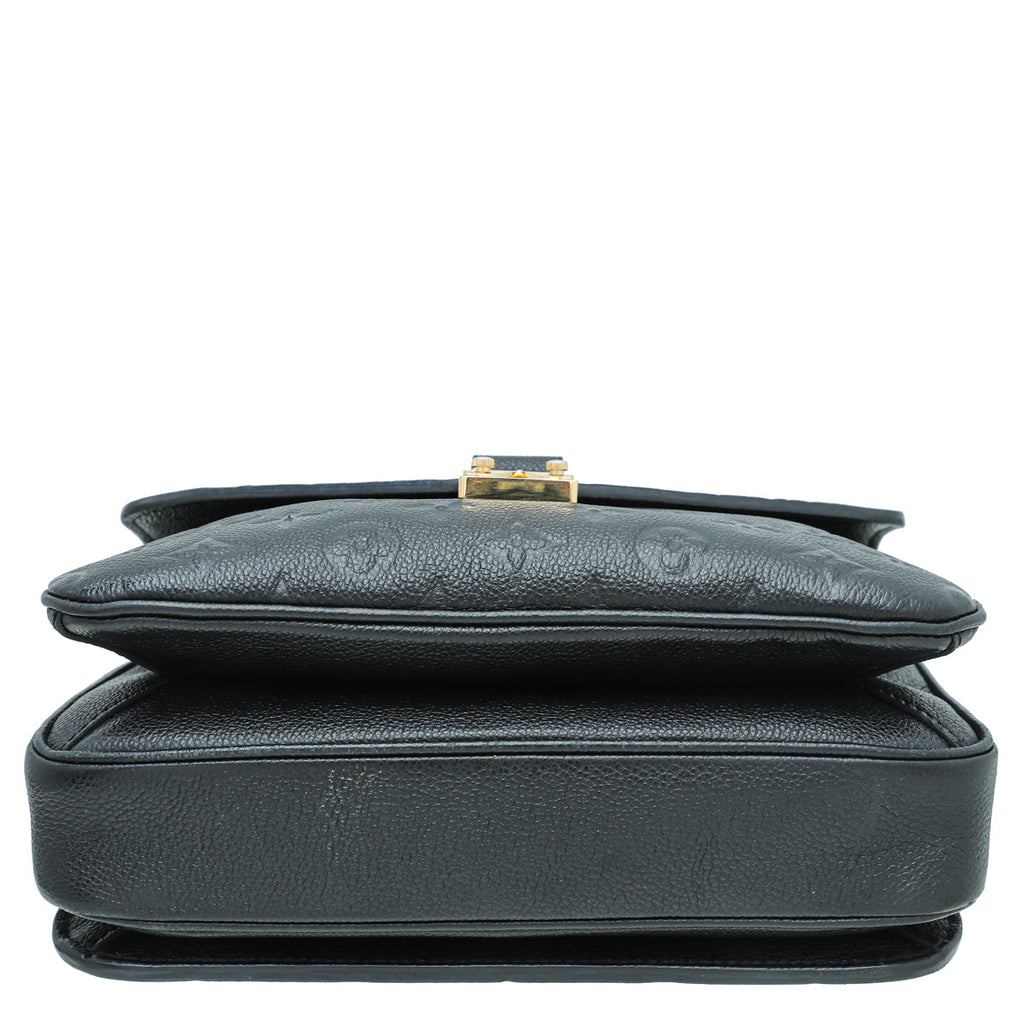 Louis Vuitton Black Monogram Empreinte Pochette Metis Bag