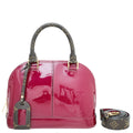 Louis Vuitton Pink Vernis Lisse Alma BB Bag