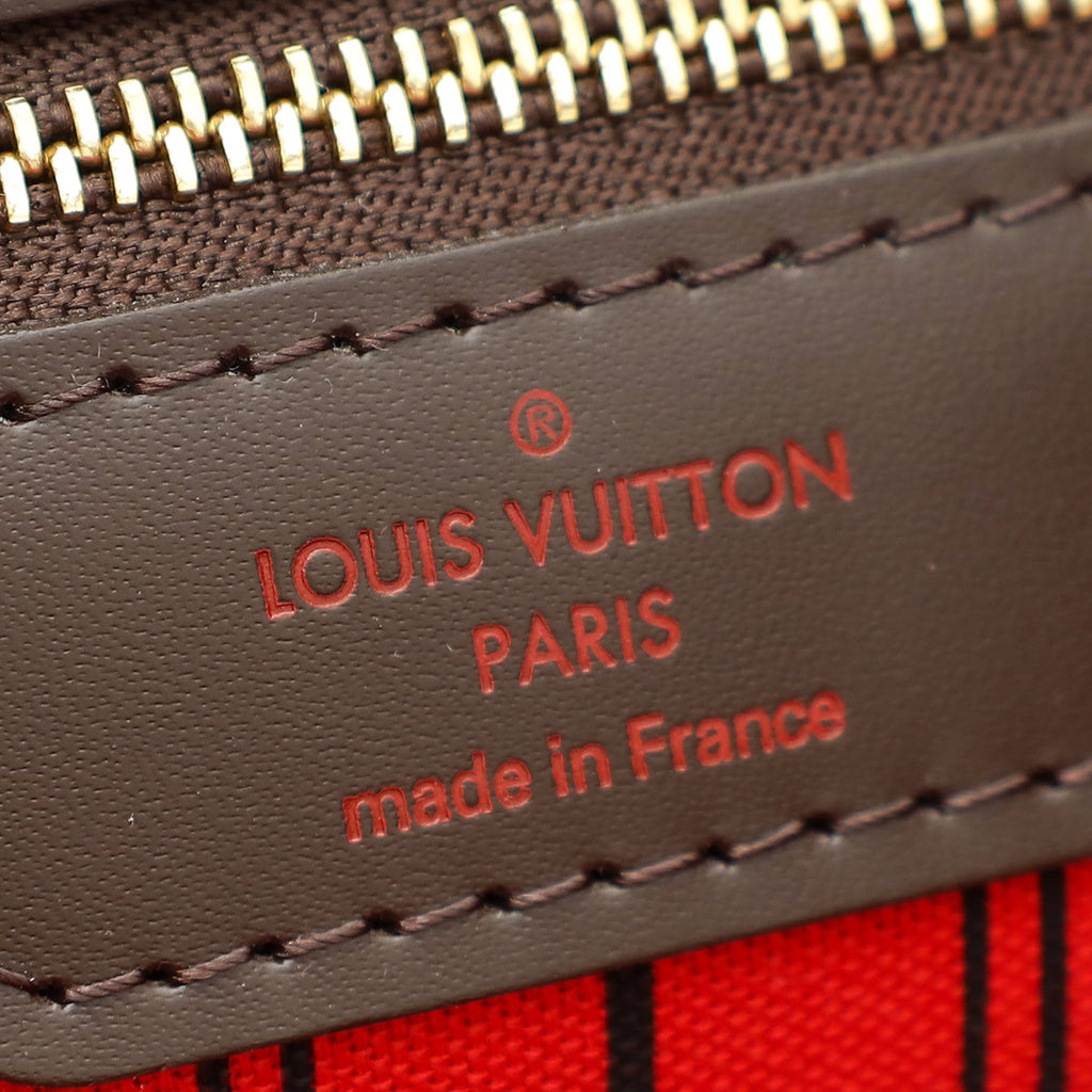 Louis Vuitton Damier Ebene Neverfull MM Bag