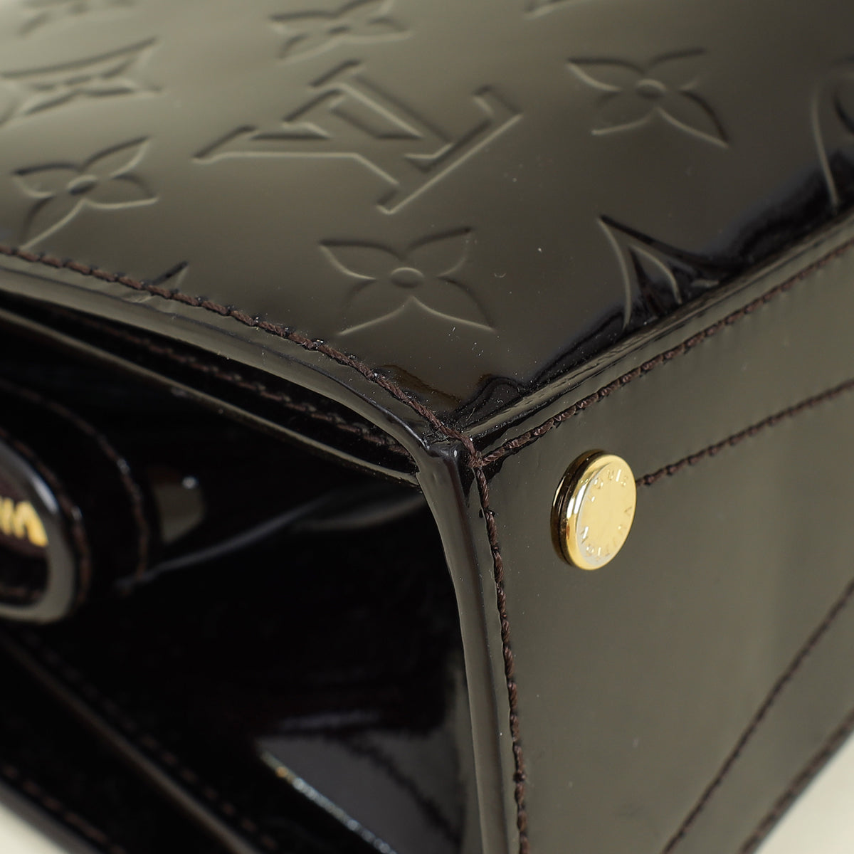 Louis Vuitton Amarante Monogram Vernis Virginia PM Bag