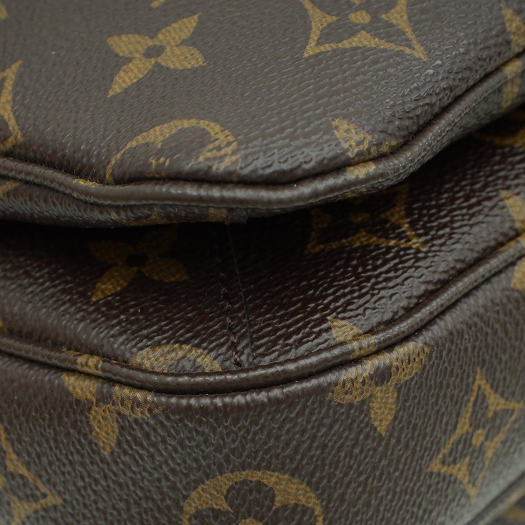 Louis Vuitton Ebene Monogram Pochette Metis Bag
