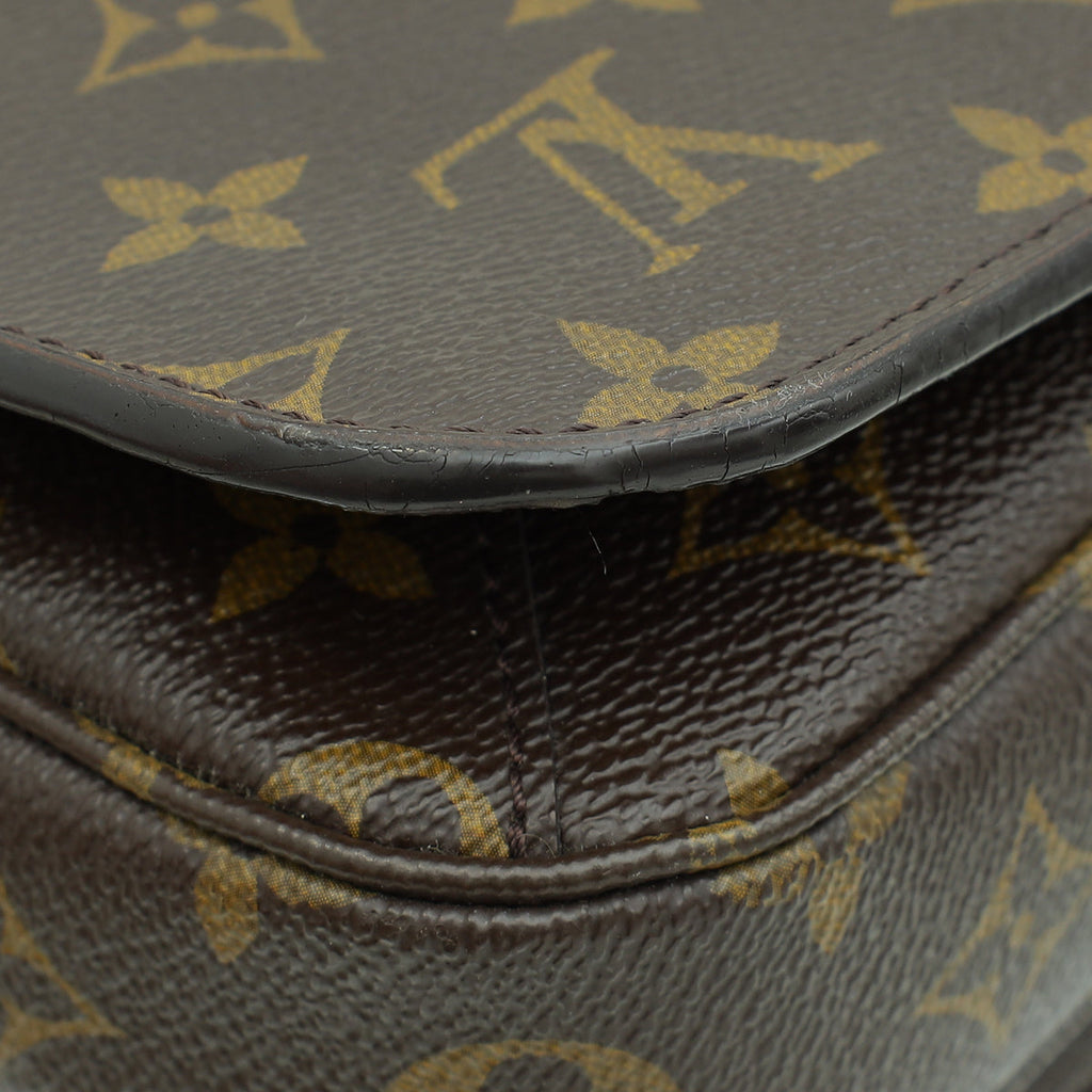 Louis Vuitton Ebene Monogram Pochette Metis Bag