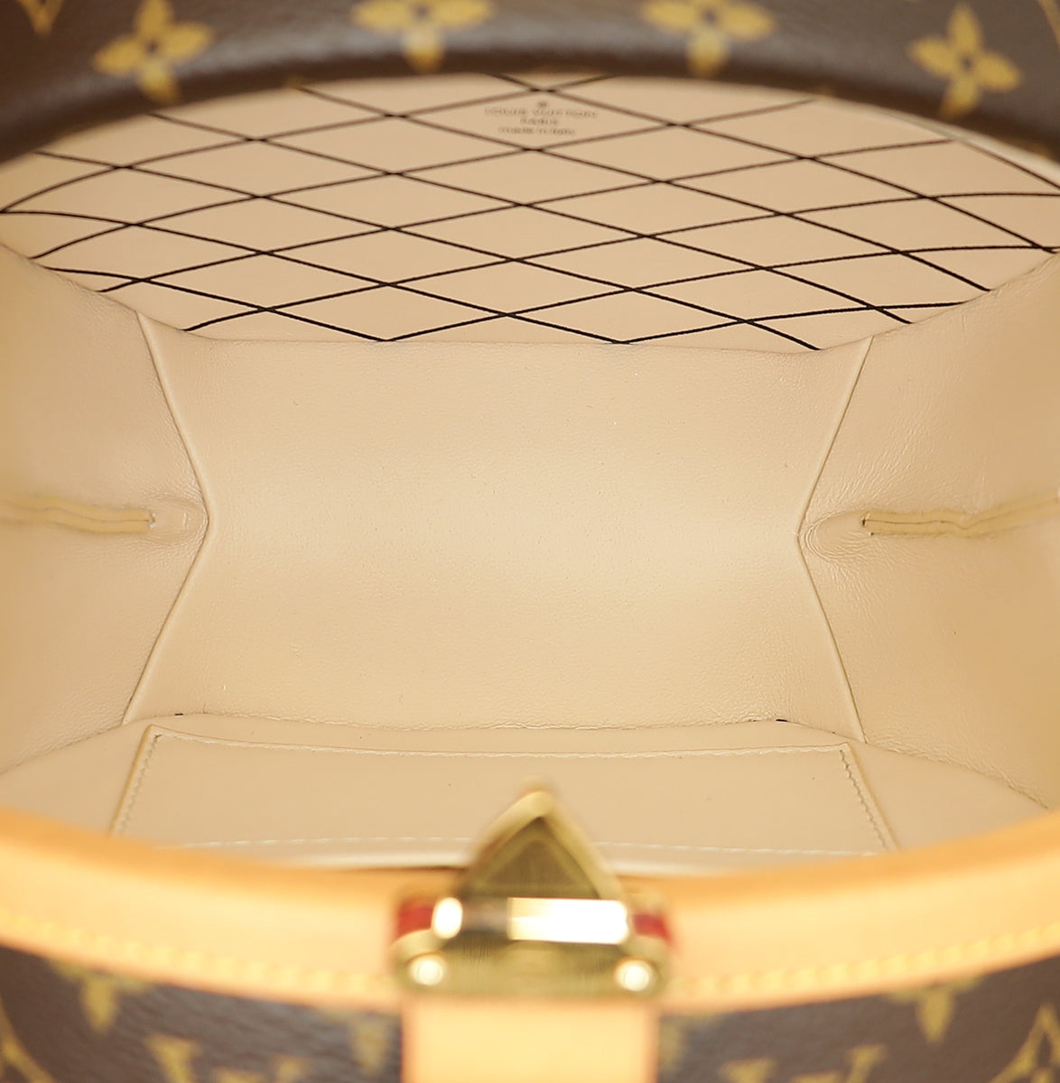 Louis Vuitton Brown Monogram Petite Boite Chapeau Bag