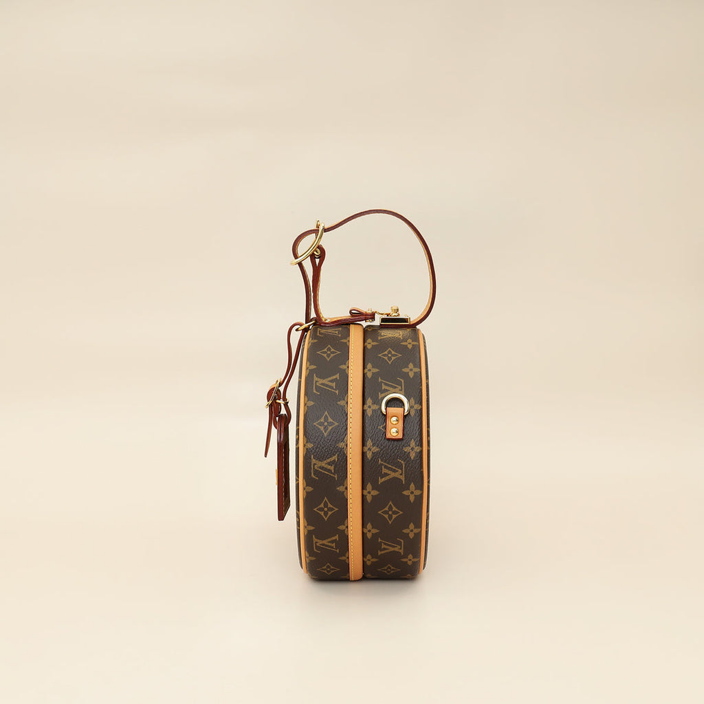 Louis Vuitton Brown Monogram Petite Boite Chapeau Bag