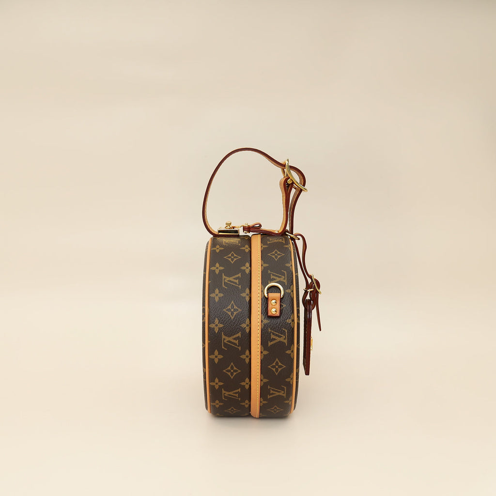 Louis Vuitton Brown Monogram Petite Boite Chapeau Bag