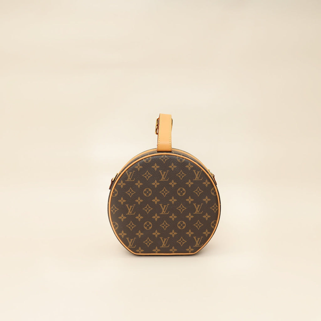 Louis Vuitton Brown Monogram Petite Boite Chapeau Bag