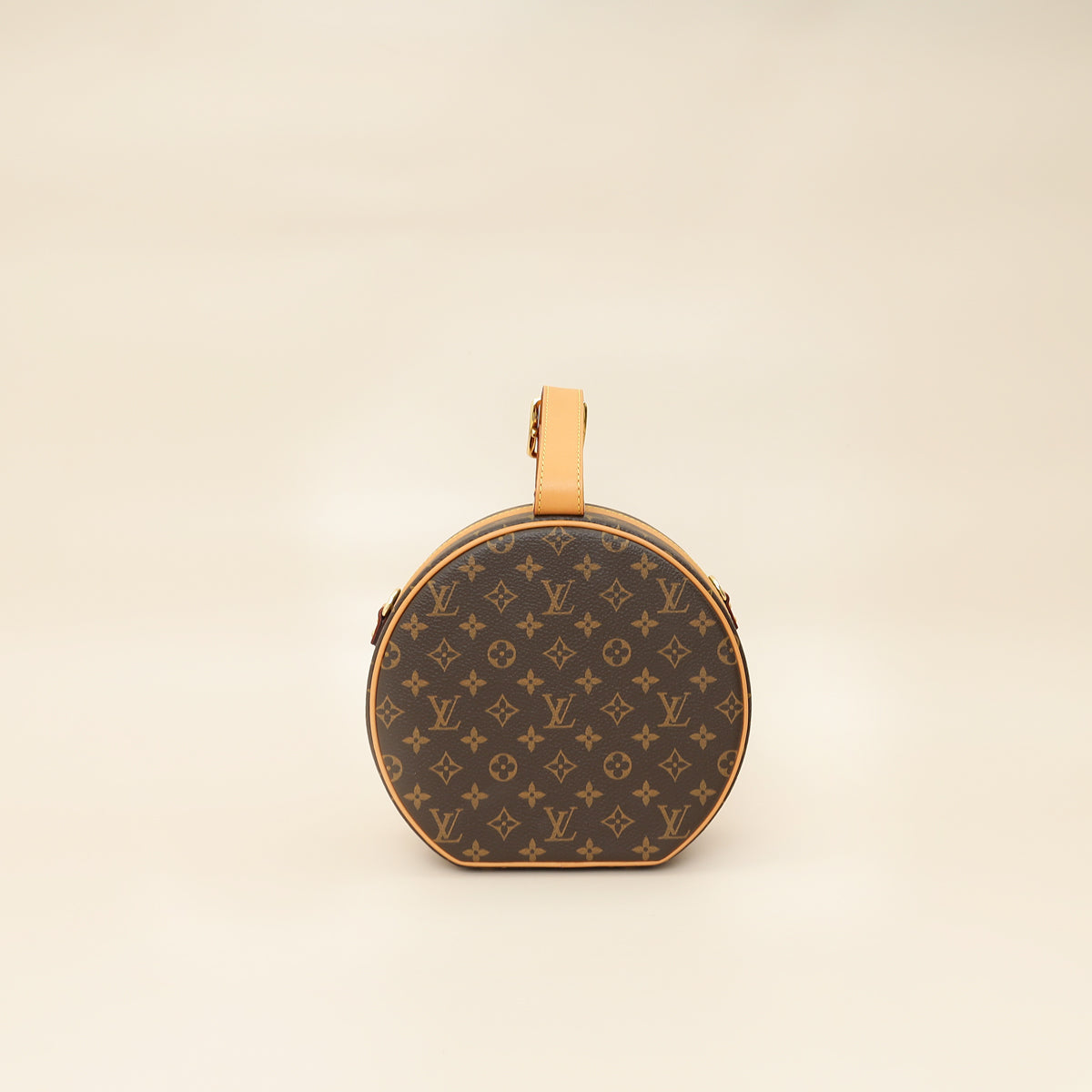 Louis Vuitton Brown Monogram Petite Boite Chapeau Bag