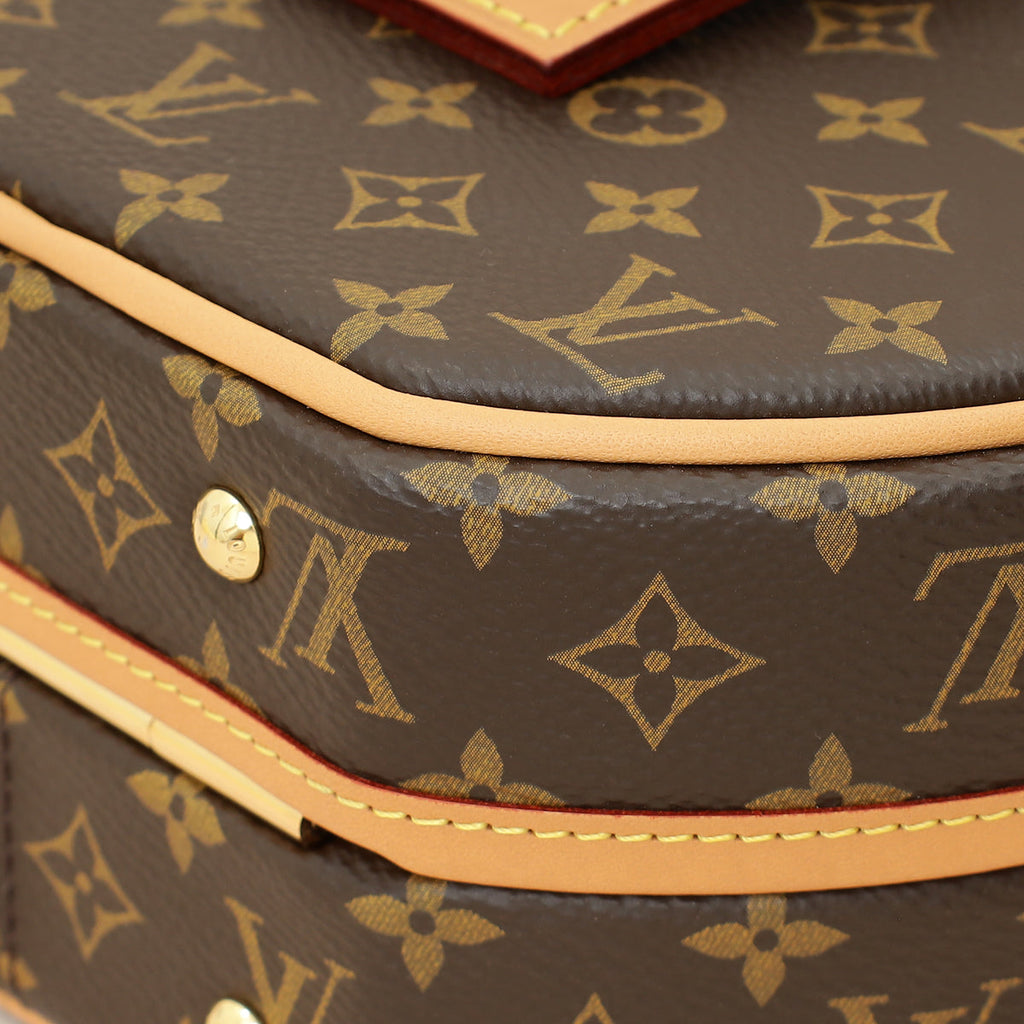 Louis Vuitton Brown Monogram Petite Boite Chapeau Bag