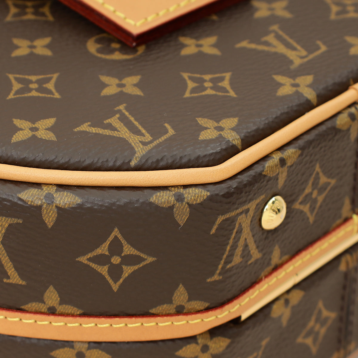 Louis Vuitton Brown Monogram Petite Boite Chapeau Bag