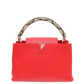Louis Vuitton Scarlett Capucines MM Bag W/ Python Handle