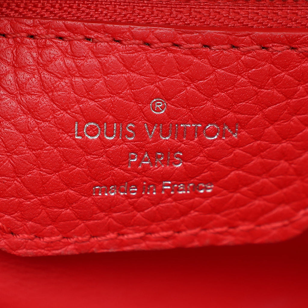 Louis Vuitton Scarlett Capucines MM Bag W/ Python Handle