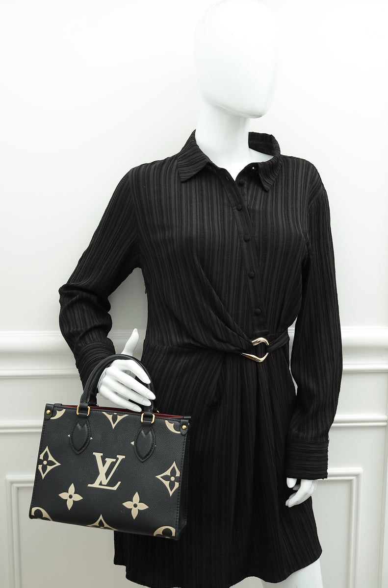 Louis Vuitton Bicolor Monogram Empreinte Onthego PM Bag