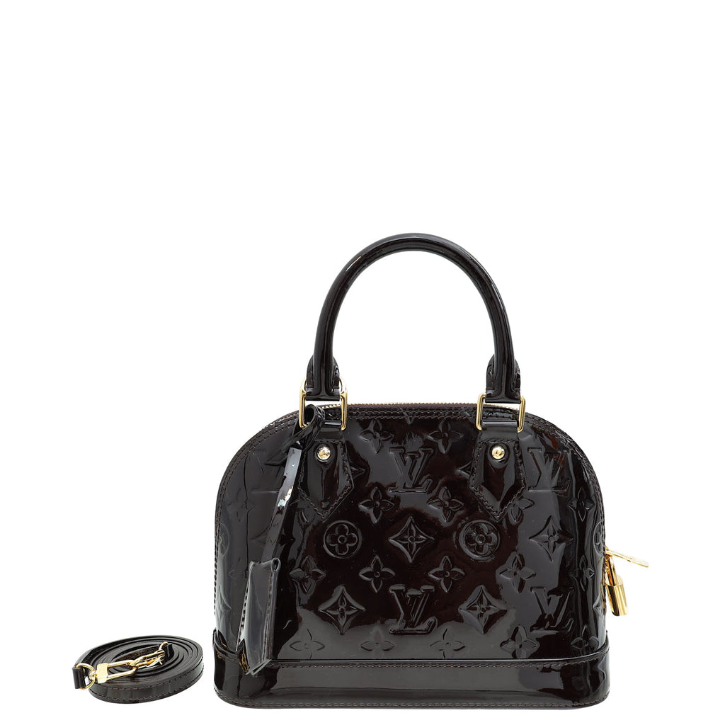 Louis Vuitton Amarante Monogram Vernis Alma BB Bag