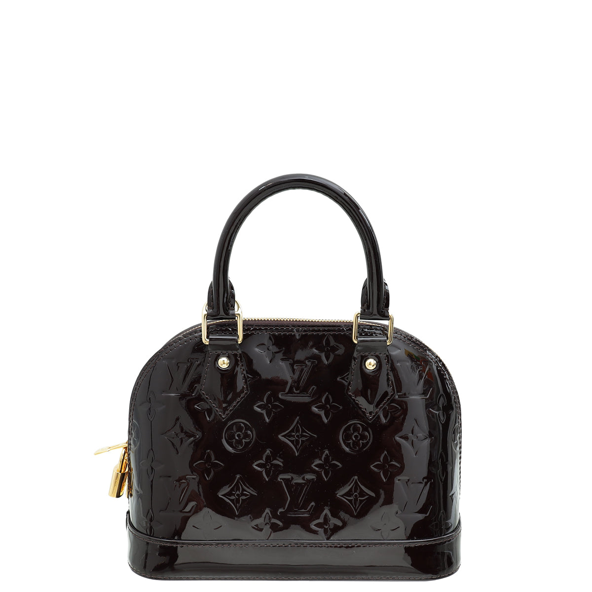 Louis Vuitton Amarante Monogram Vernis Alma BB Bag