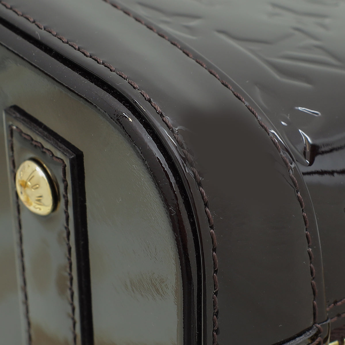 Louis Vuitton Amarante Monogram Vernis Alma BB Bag