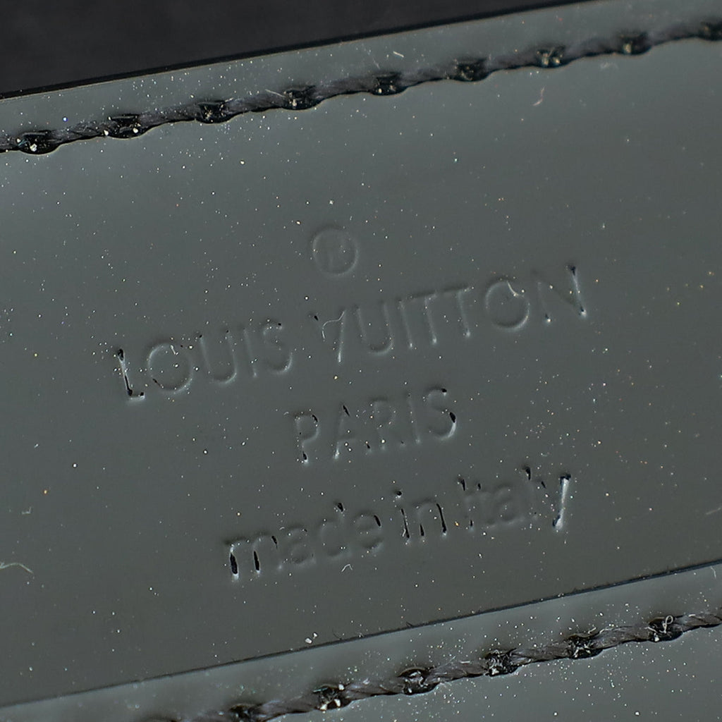 Louis Vuitton Black Vernis Louise Clutch