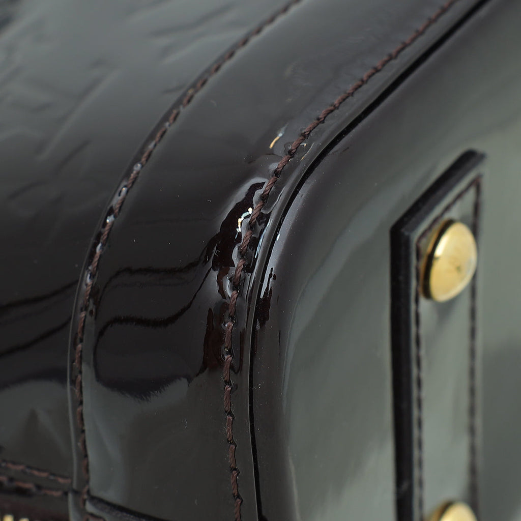 Louis Vuitton Amarante Monogram Vernis Alma BB Bag
