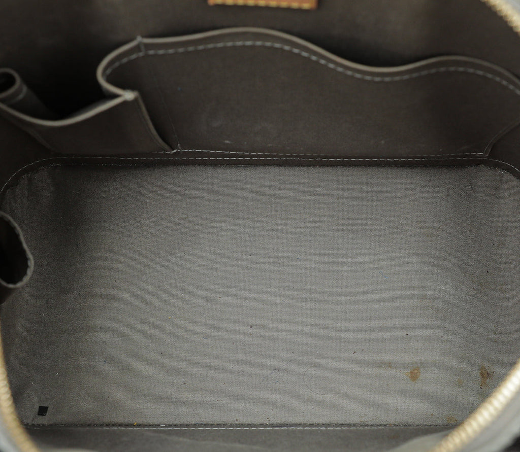 Louis Vuitton Gris Art Deco Monogram Vernis Alma PM Bag