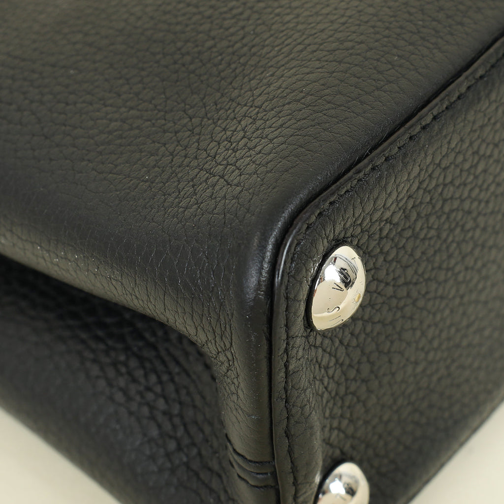 Louis Vuitton Bicolor Capucines BB W/ Python Handle Bag