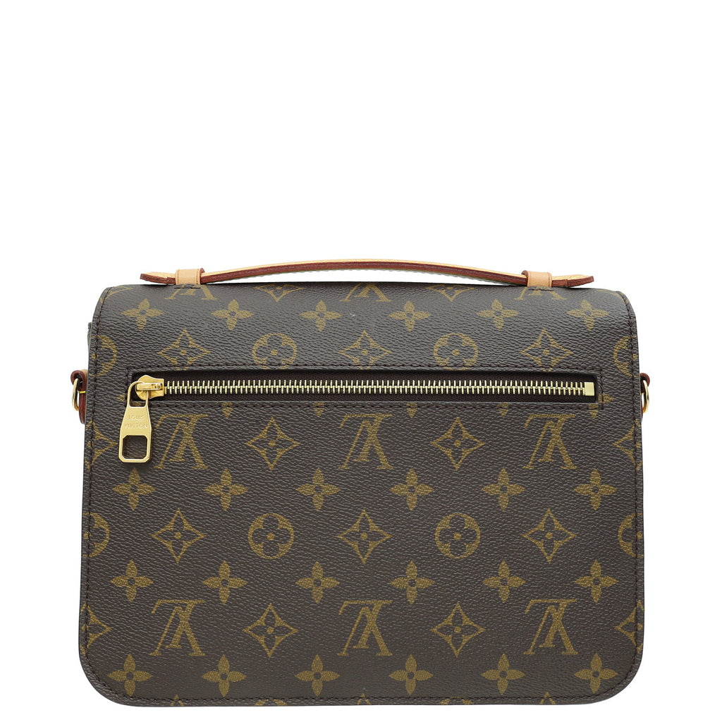 Louis Vuitton Brown Monogram Pochette Metis