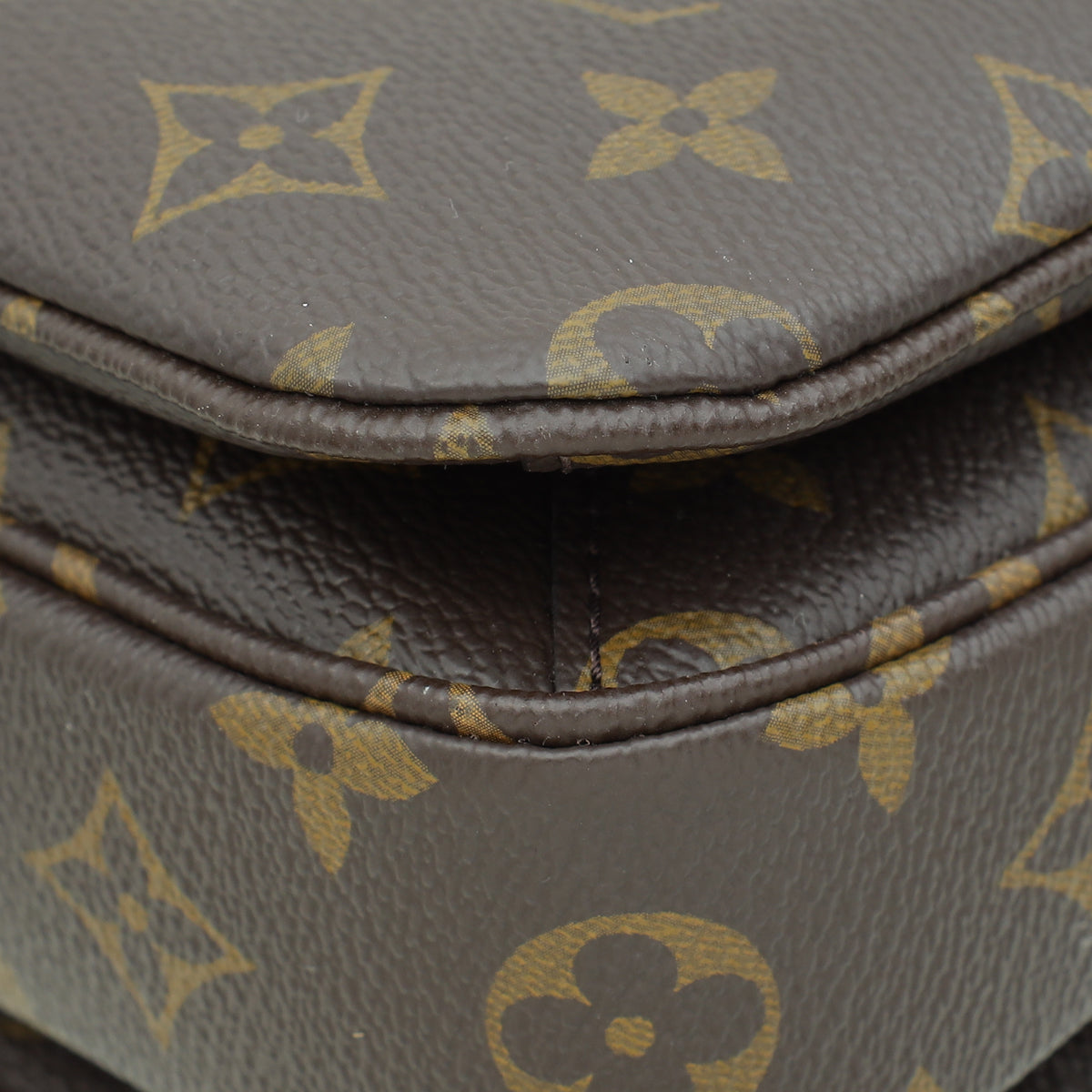 Louis Vuitton Brown Monogram Pochette Metis