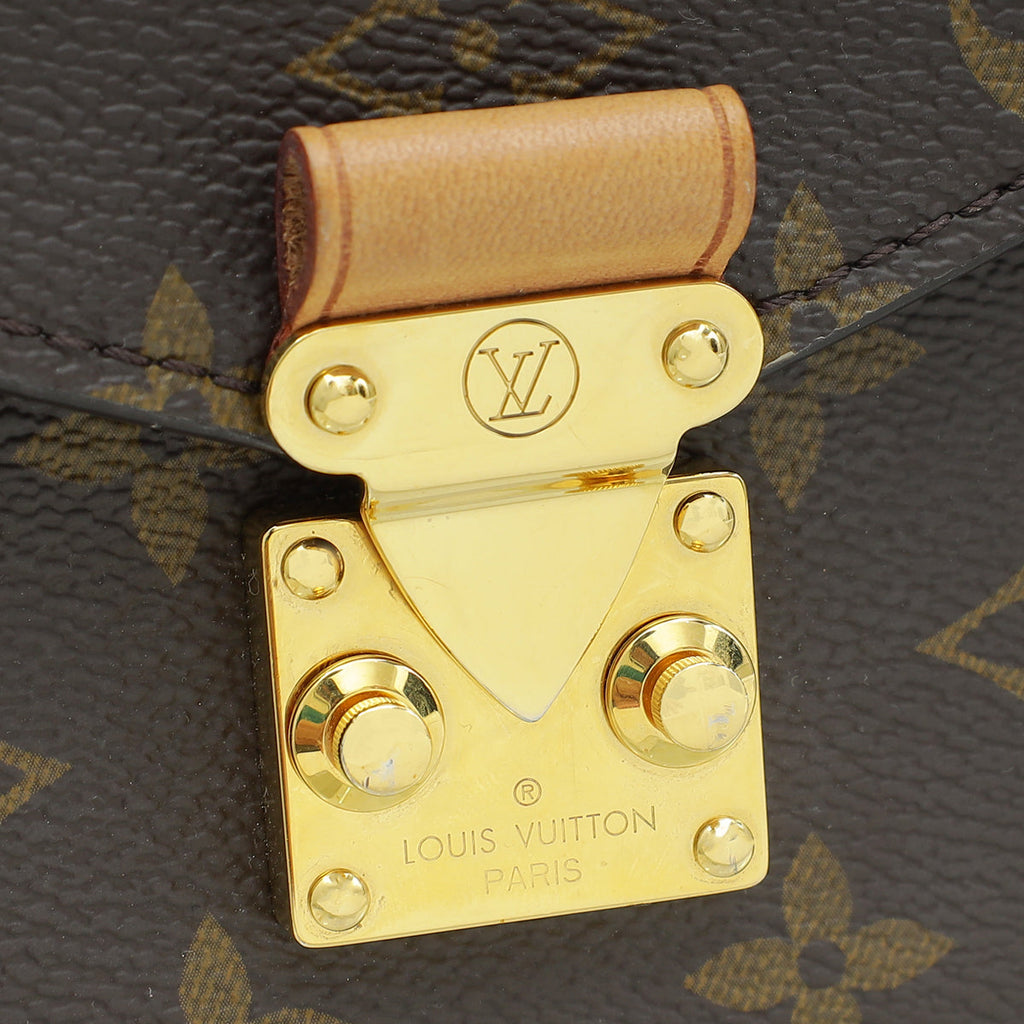 Louis Vuitton Brown Monogram Pochette Metis