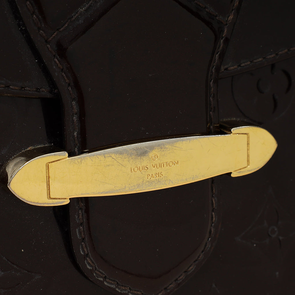 Louis Vuitton Amarante Monogram Vernis Bellflower PM Bag